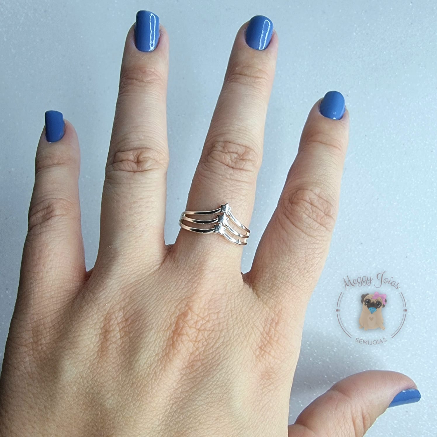 Anél prata Mulher Maravilha